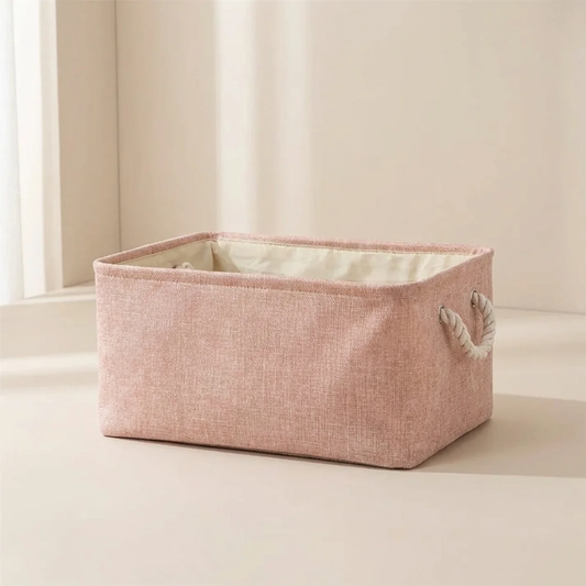Linen Lightweight Storage Basket