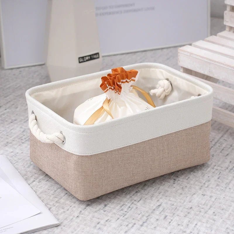 Linen Lightweight Storage Basket