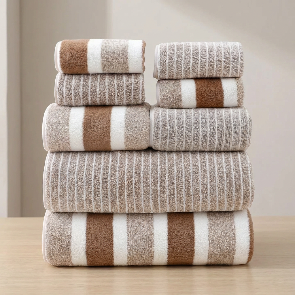 Luxury Plush Bath Towel Set
