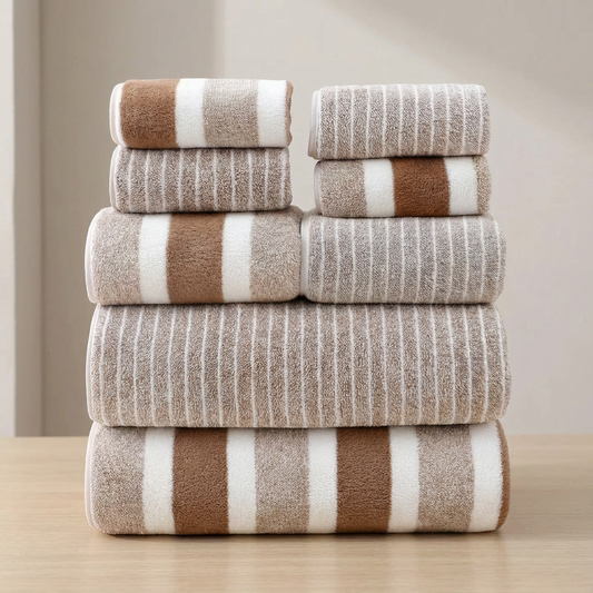 Luxury Plush Bath Towel Set