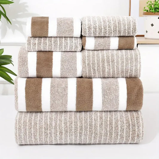 Luxury Plush Bath Towel Set