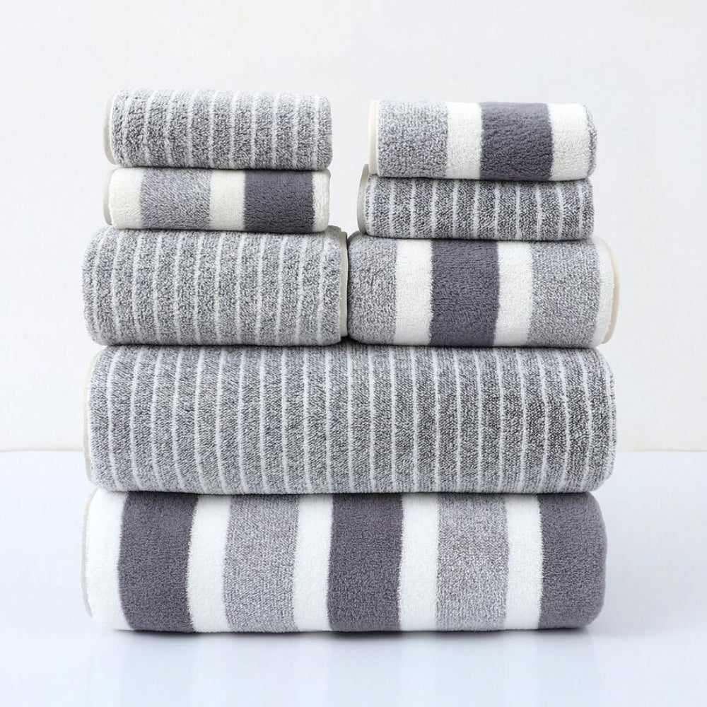 Luxury Plush Bath Towel Set