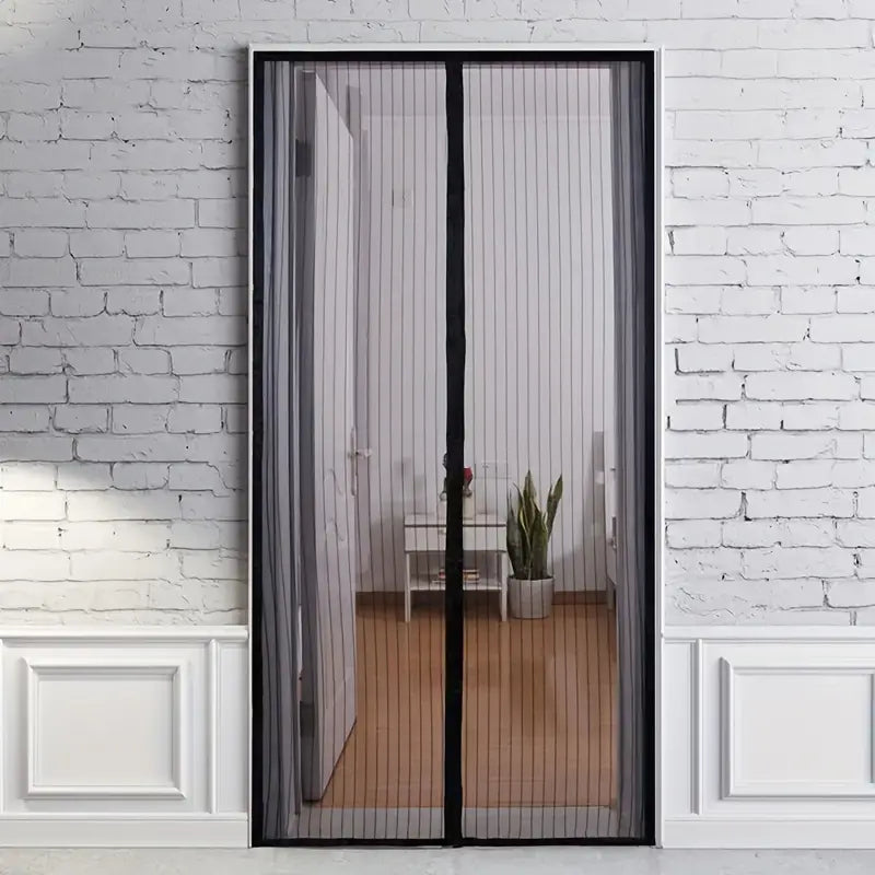 Magnetic Mesh Screen Door Hands Free