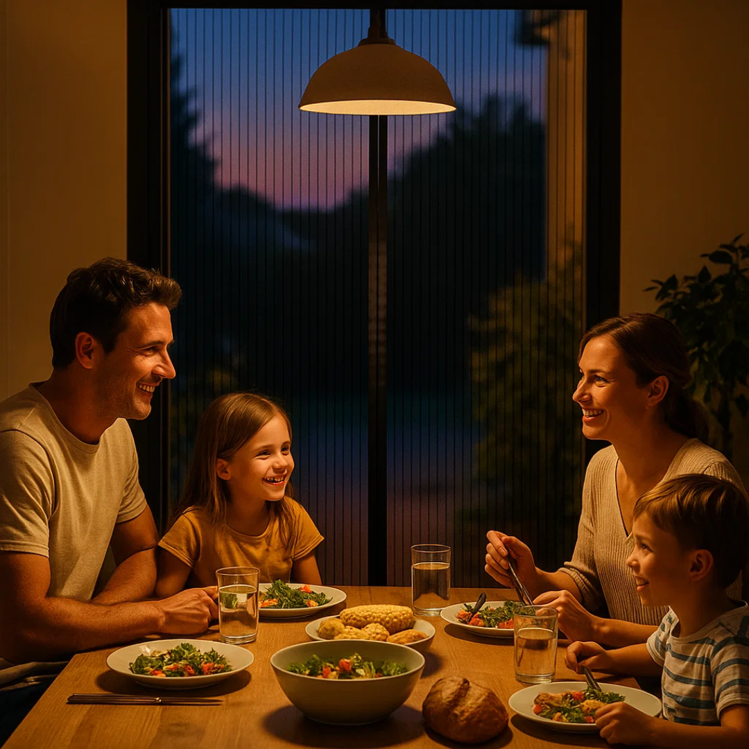 Magnetic Mesh Screen Door Hands Free