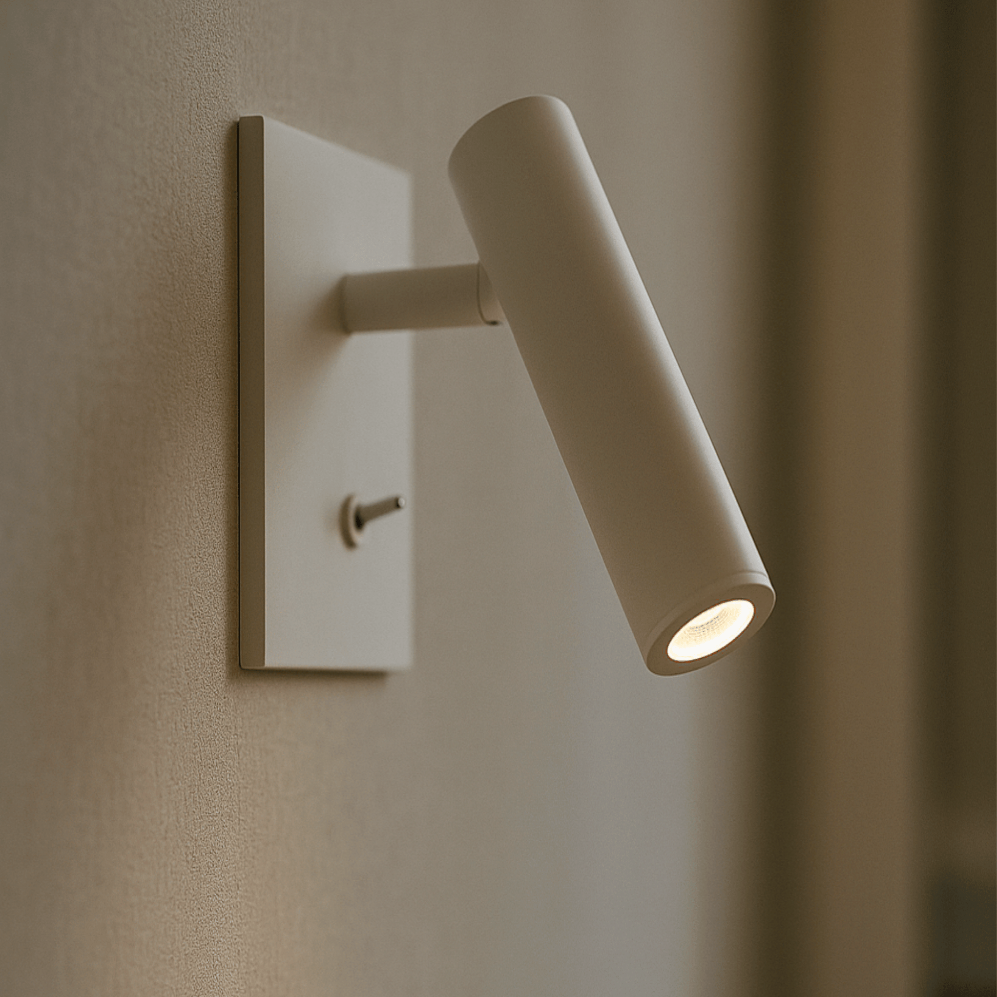 Minimalist Adjustable Wall Lamp With Knob Switch