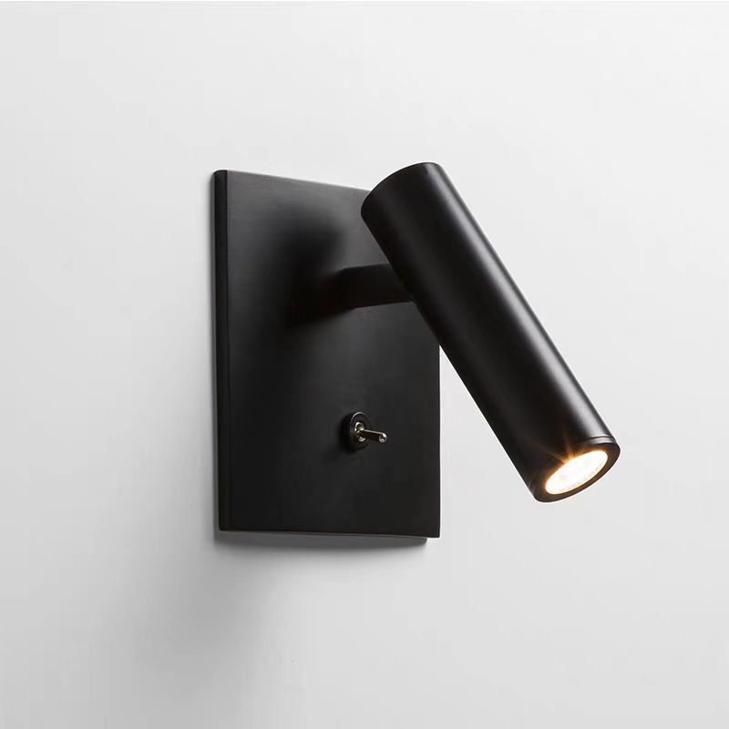 Minimalist Adjustable Wall Sconce With Knob Switch