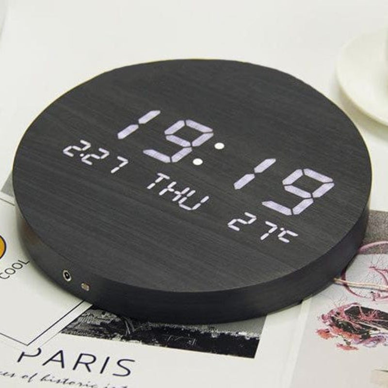 Minimalist Digital Wall Clock