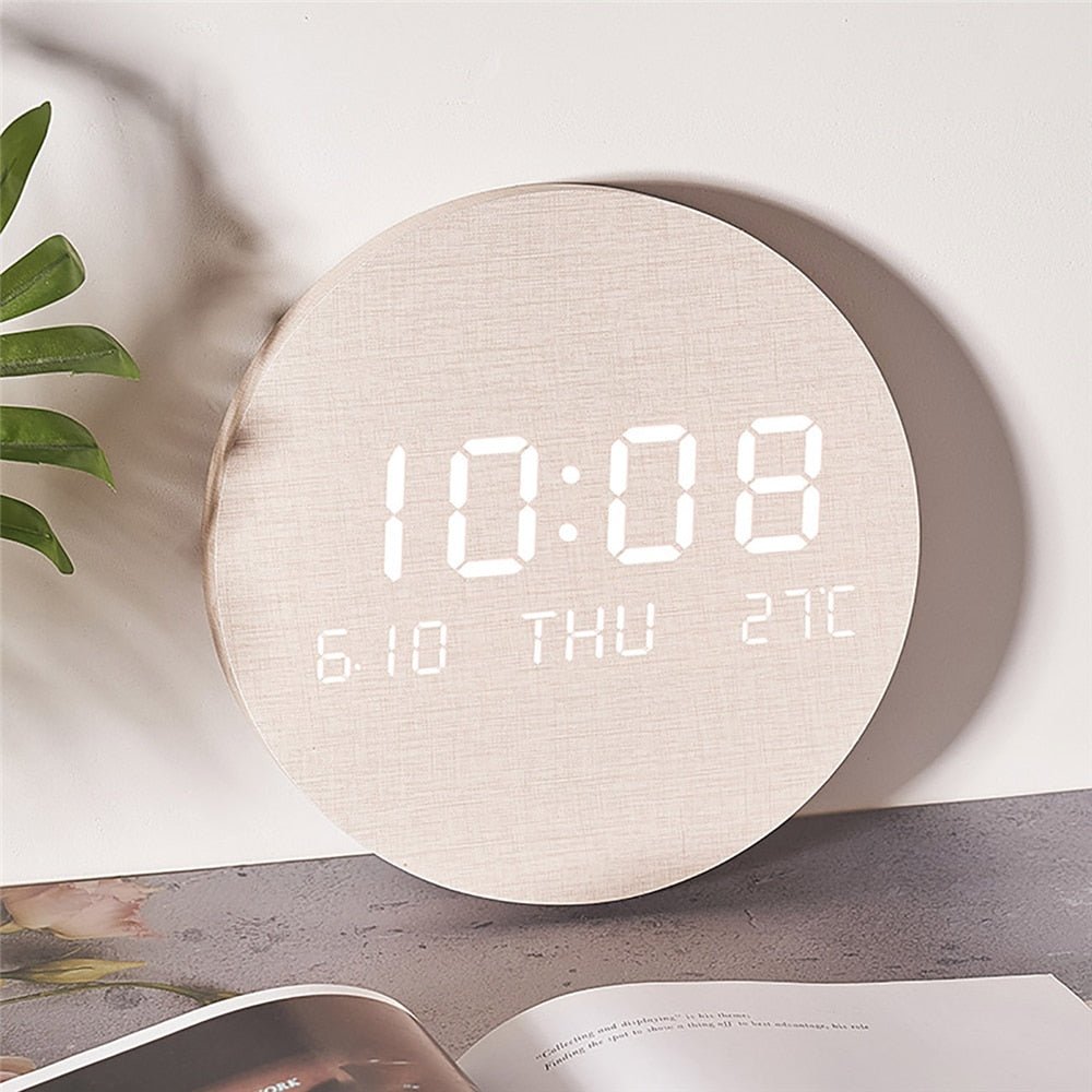 Minimalist Digital Wall Clock