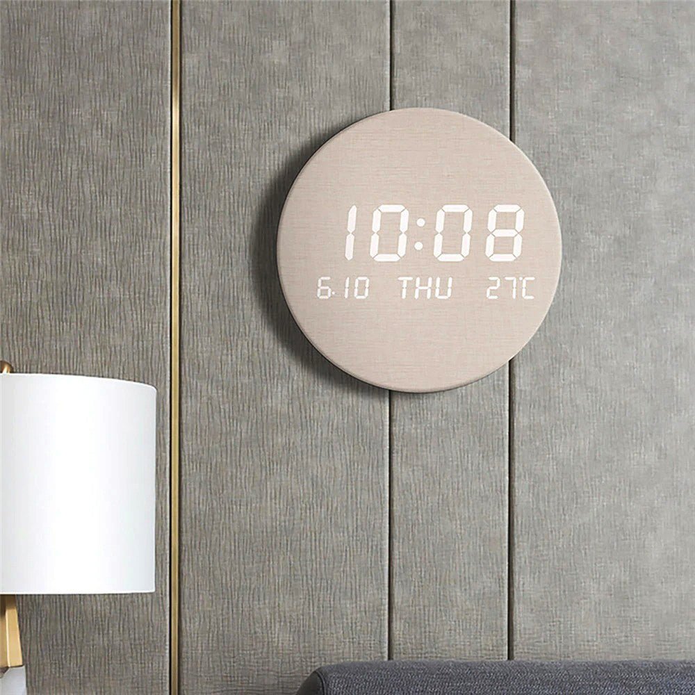 Minimalist Digital Wall Clock