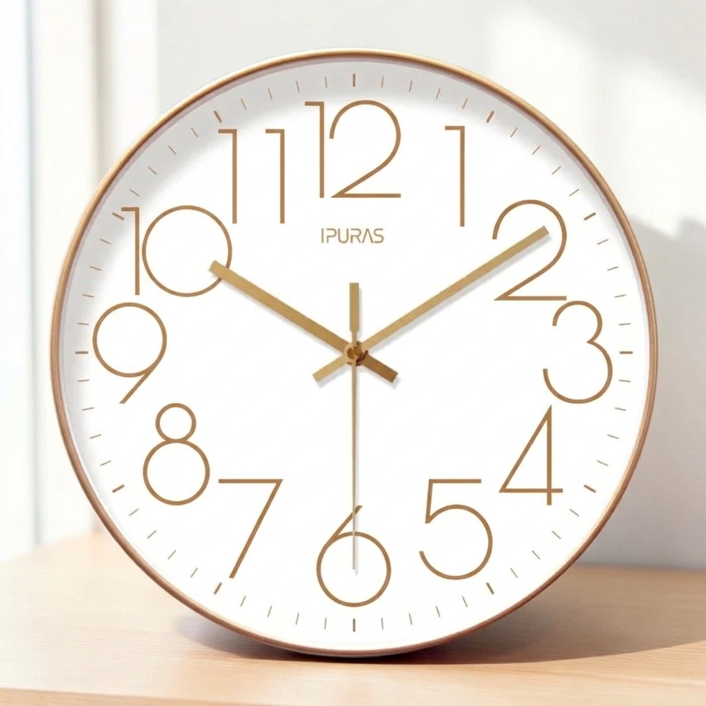 Minimalist Silent Wall Clock