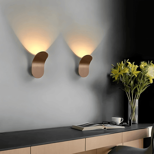 Minimalist Wall Lamp With Brushed Finish