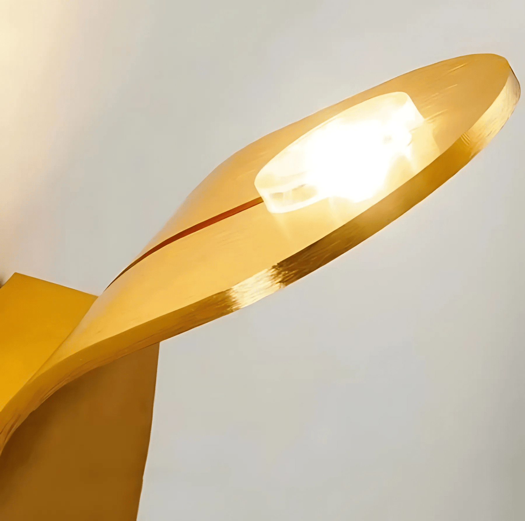 Minimalist Wall Lamp With Brushed Finish