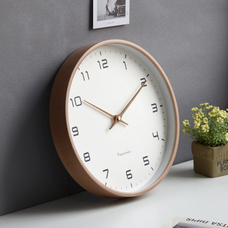 Minimalist Wood Wall Clock