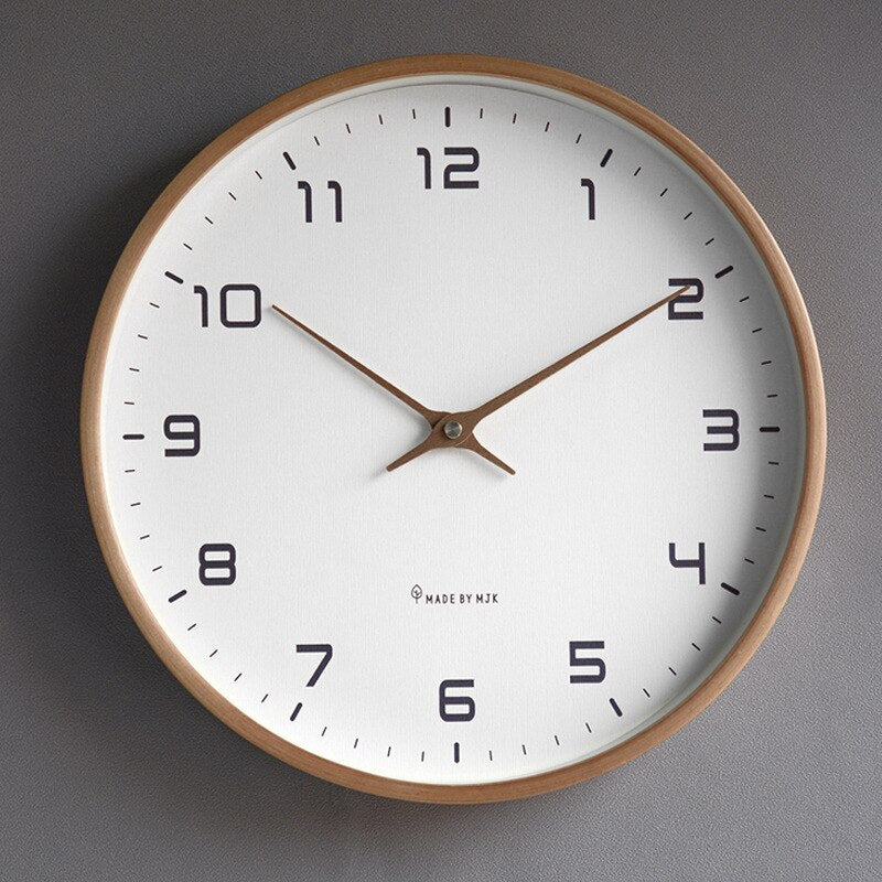 Minimalist Wood Wall Clock