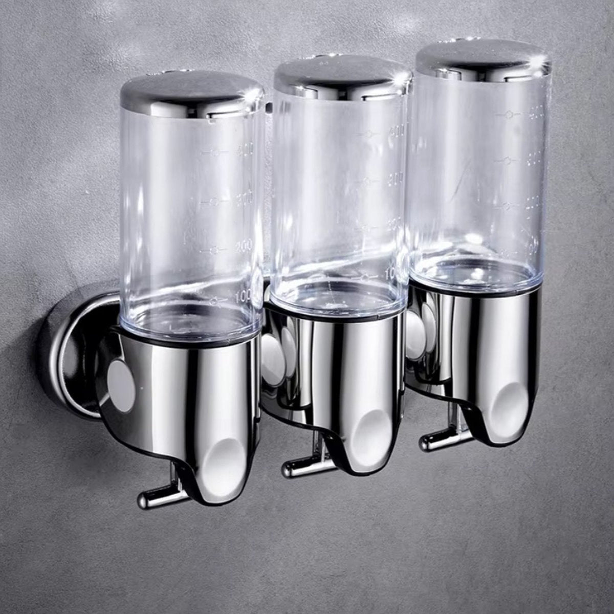 Modern 3 Chamber Wall Mounted Soap Dispenser