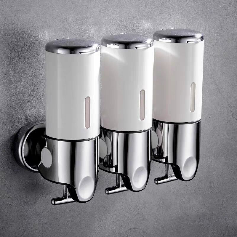 Modern 3 Chamber Wall Mounted Soap Dispenser