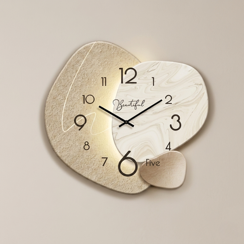 Modern Analog Wall Clock Silent