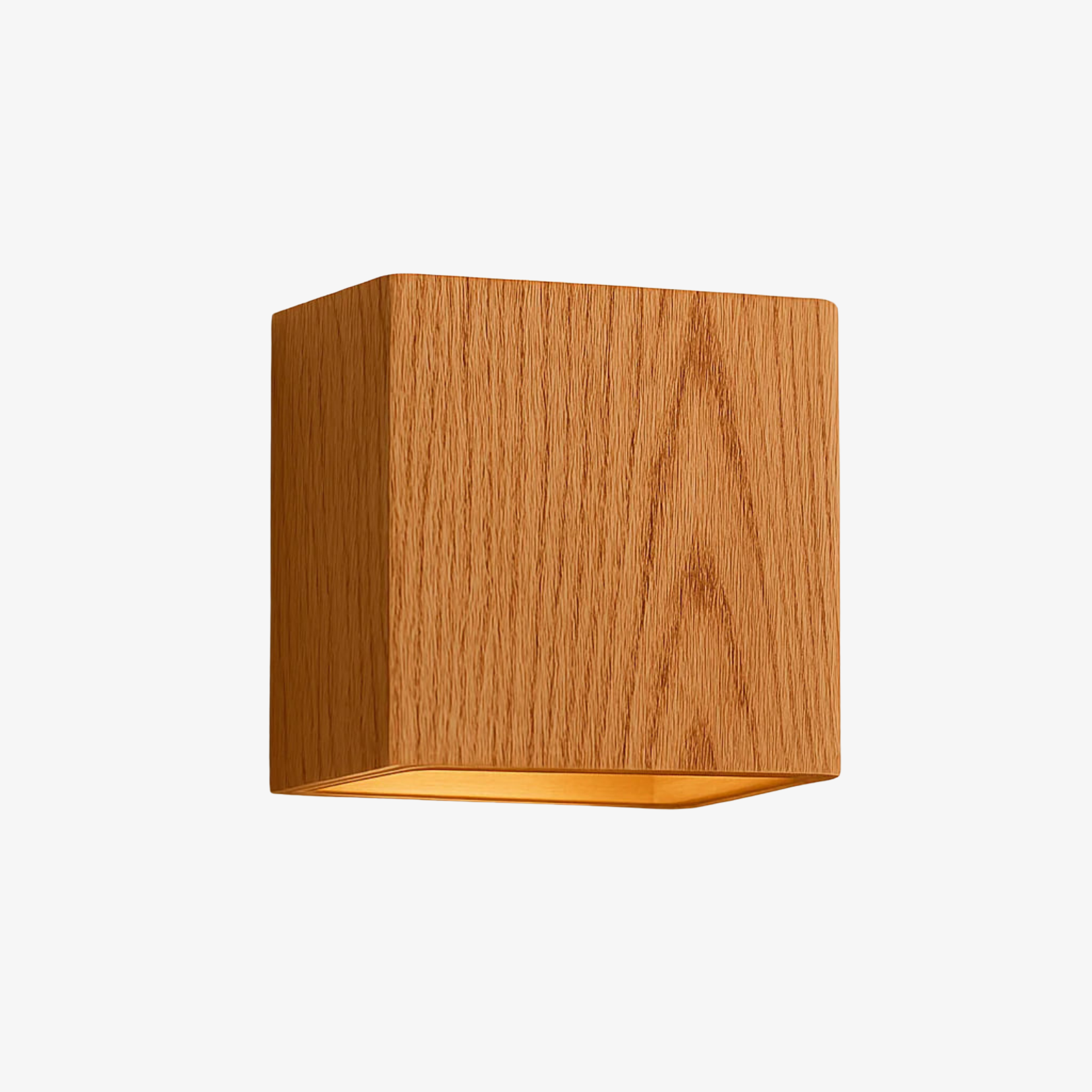 Modern Cube Sconce With Integrated Led