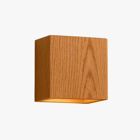 Modern Cube Sconce With Integrated Led