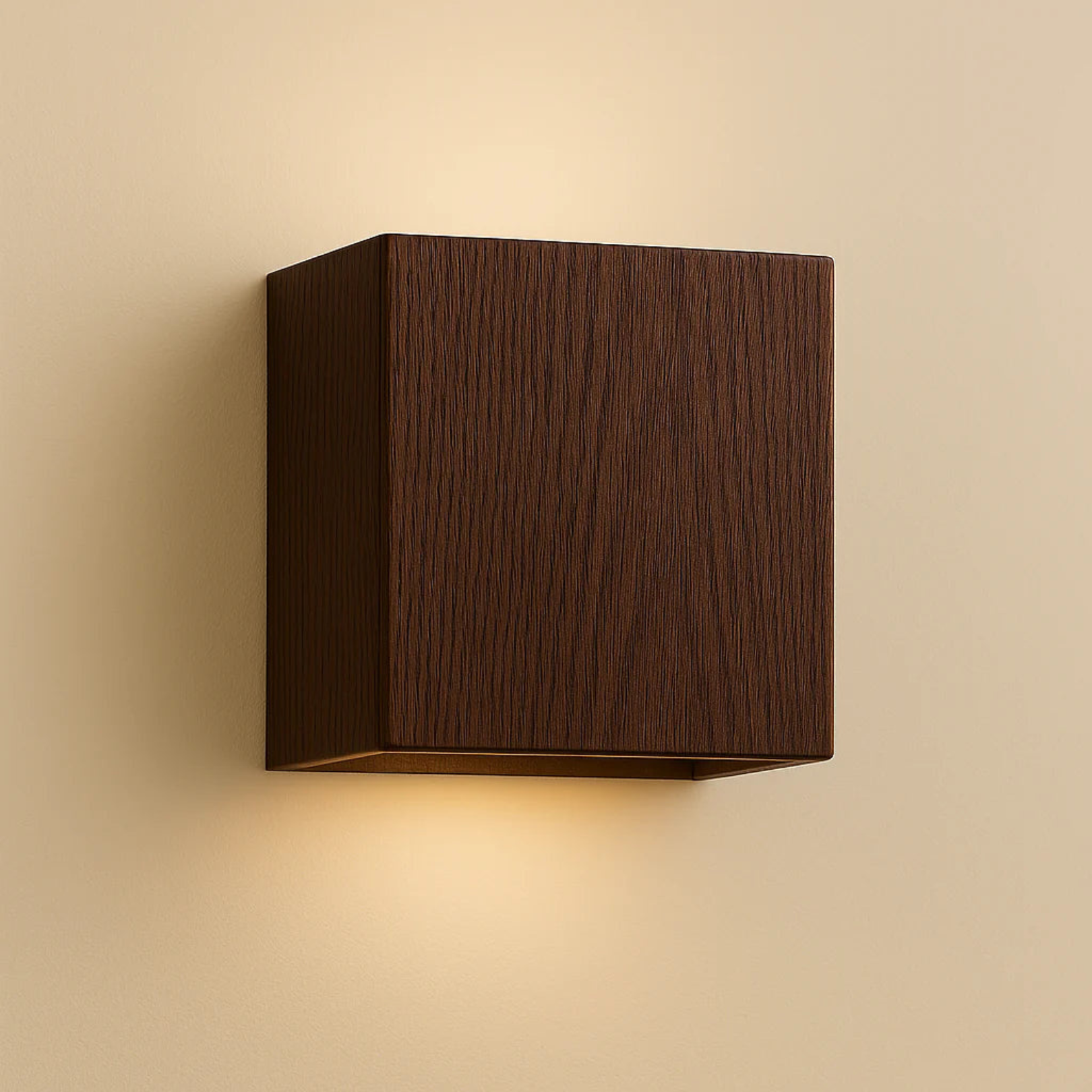 Modern Cube Sconce With Integrated Led