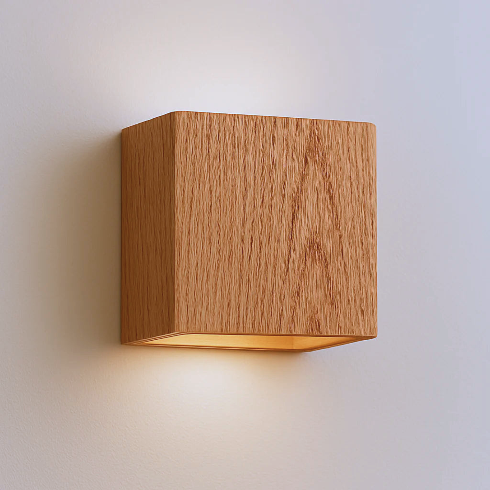 Modern Cube Sconce With Integrated Led