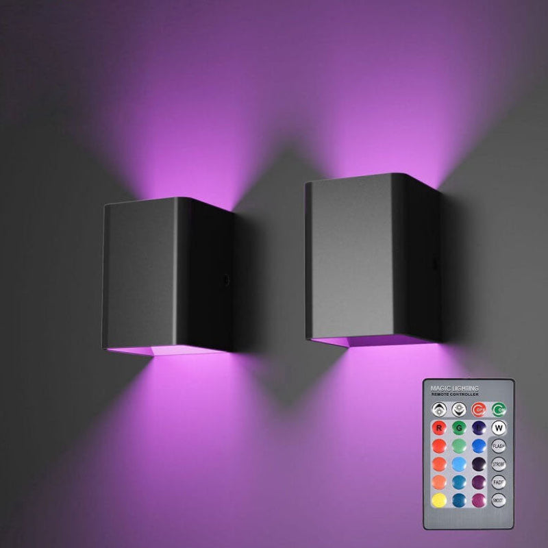 Modern Square Wall Light RGB
