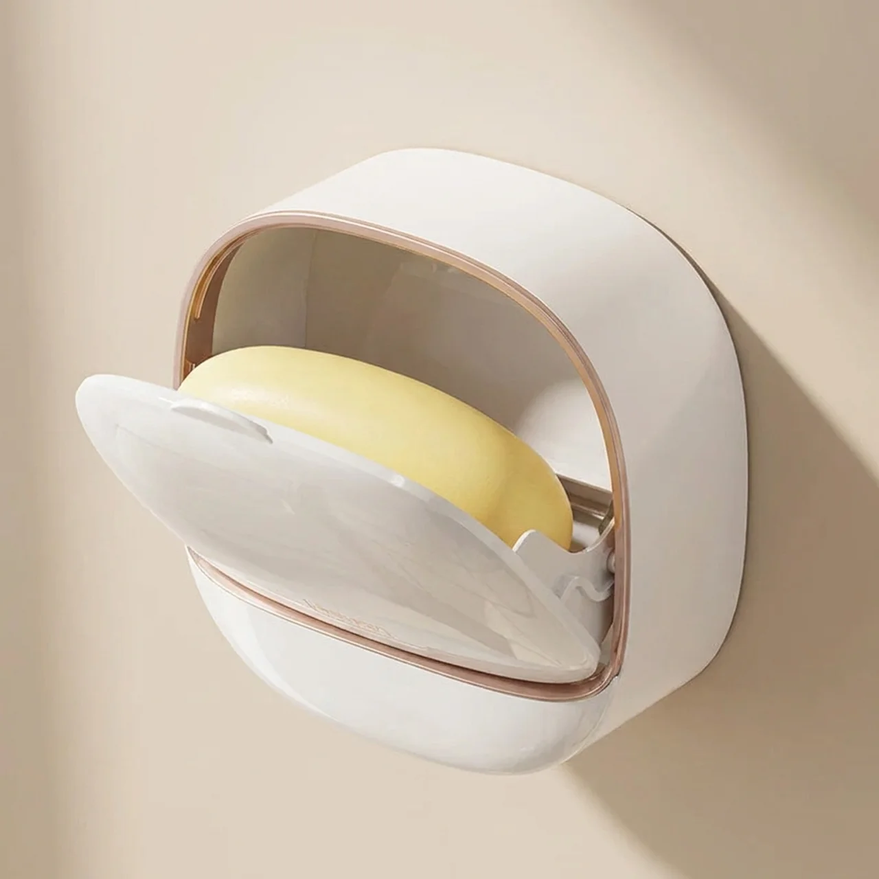 Modern Wall Mounted Soap Dish with Draining Box
