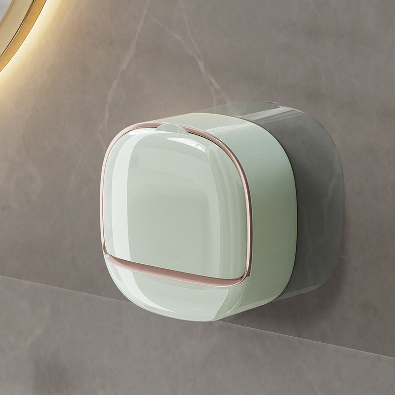 Modern Wall Mounted Soap Dish with Draining Box