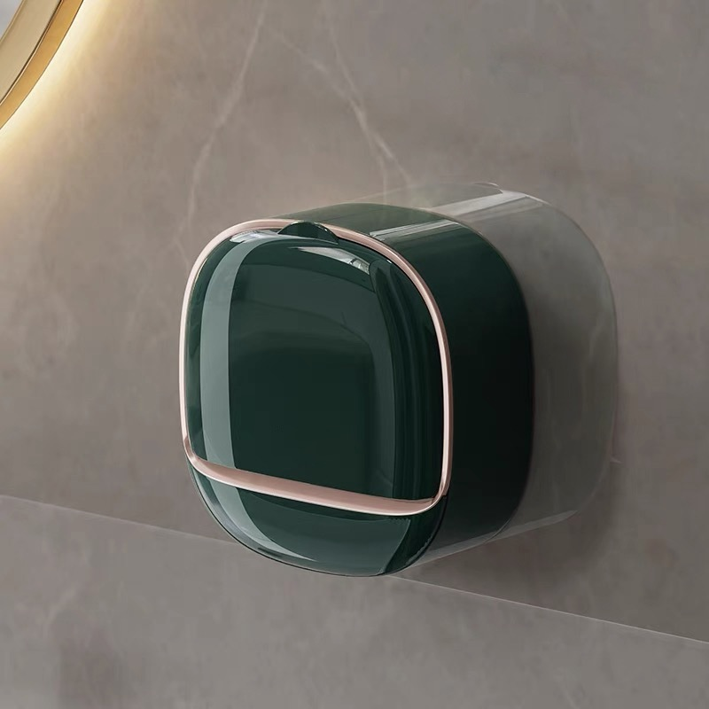 Modern Wall Mounted Soap Dish with Draining Box