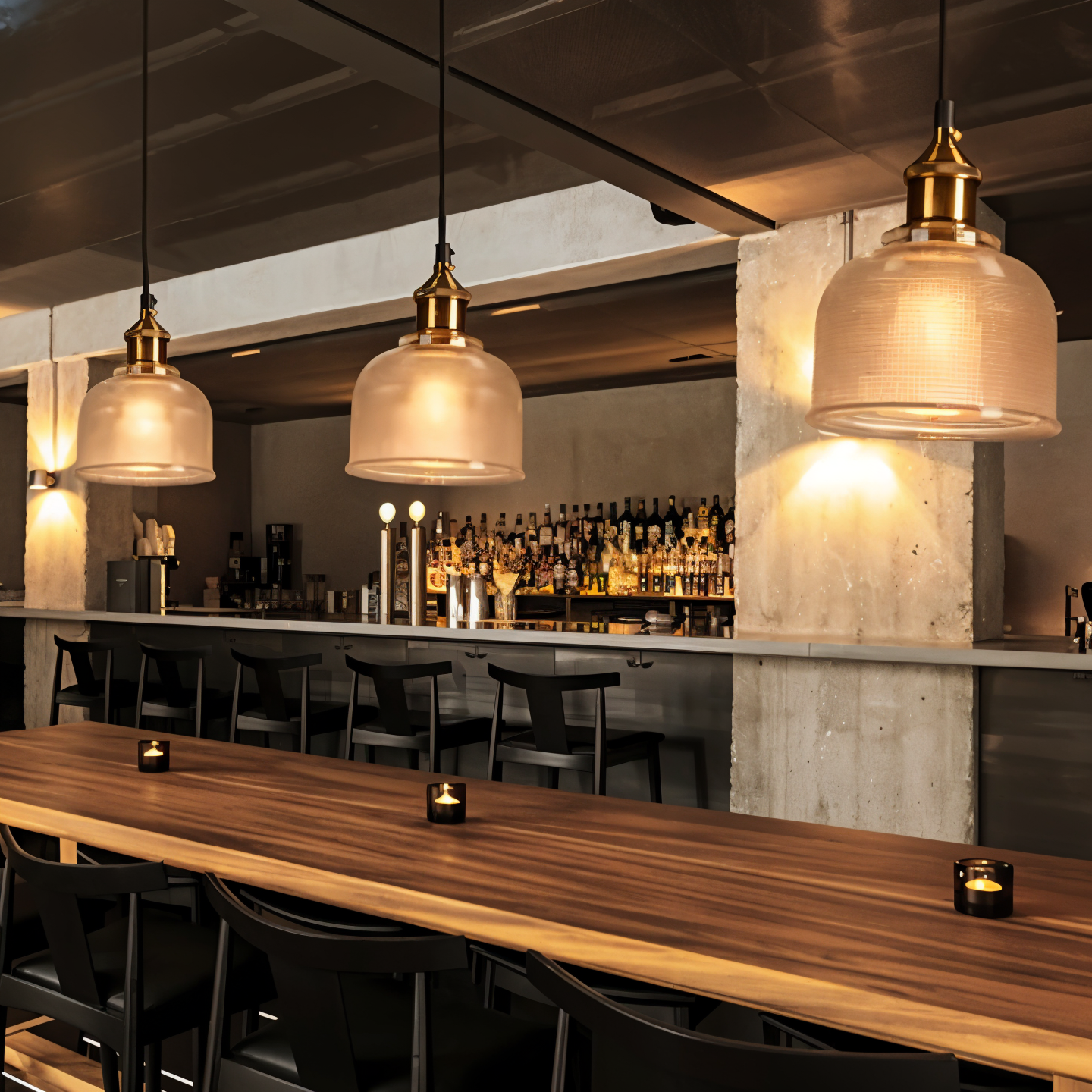 Mouth-Blown Glass Flower Pendant Light