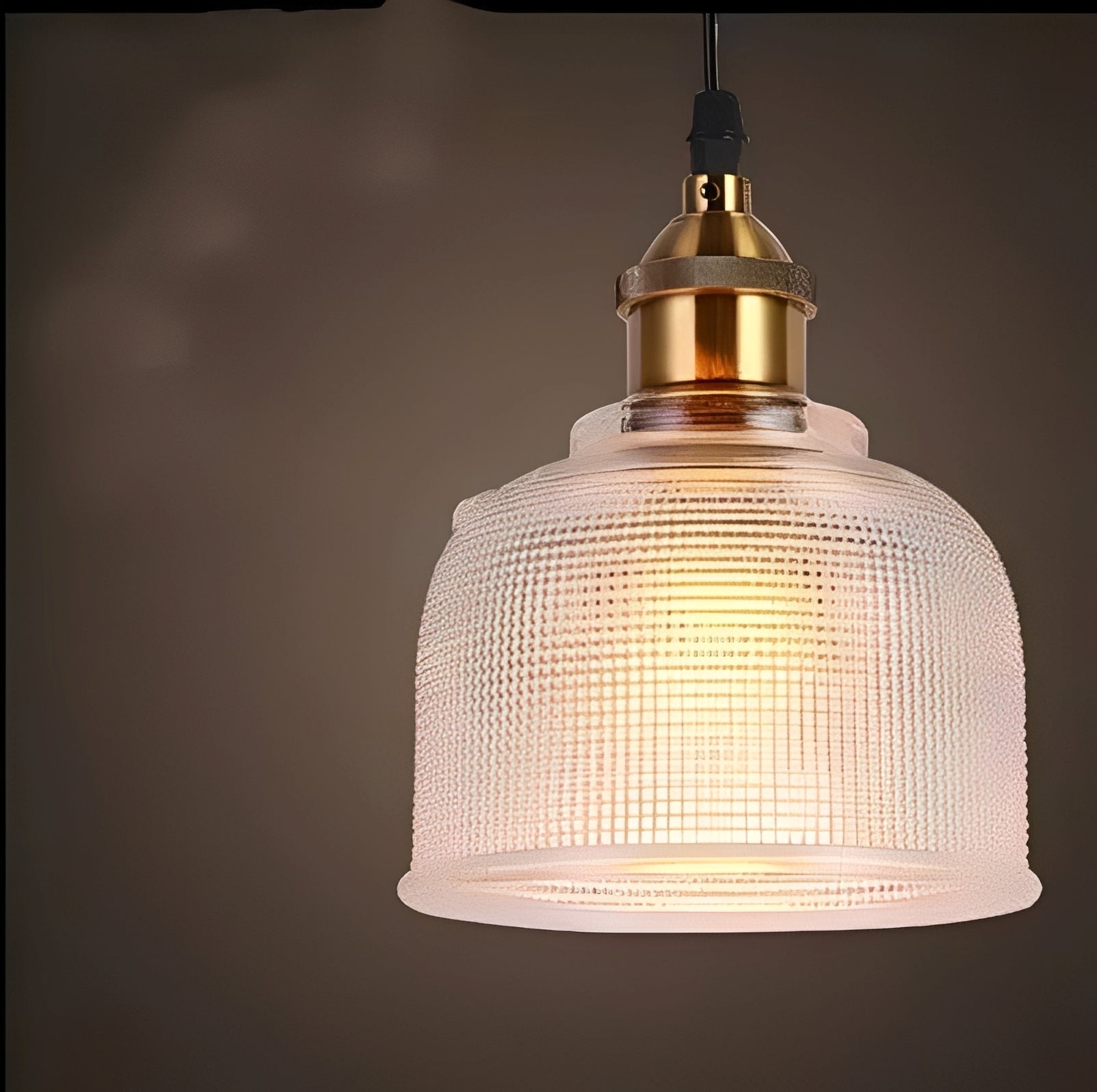 Mouth-Blown Glass Flower Pendant Light