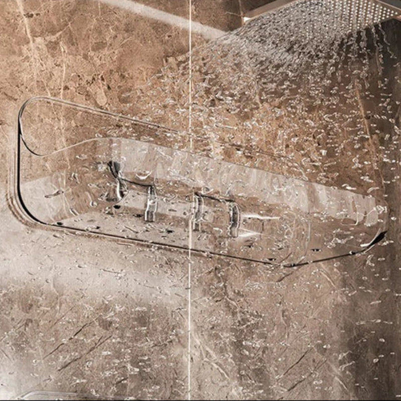 No-Drill Bathroom Shelf