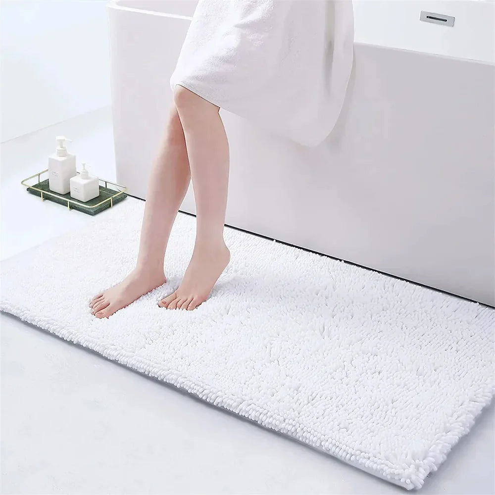 Non-Slip Chenille Bath Mat