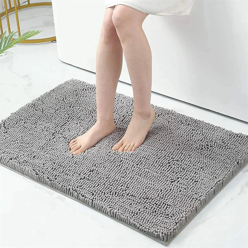 Non-Slip Chenille Bath Mat