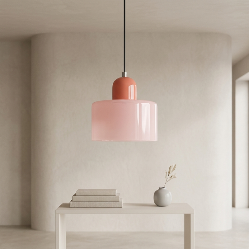 Pendant Light With Glass Shade