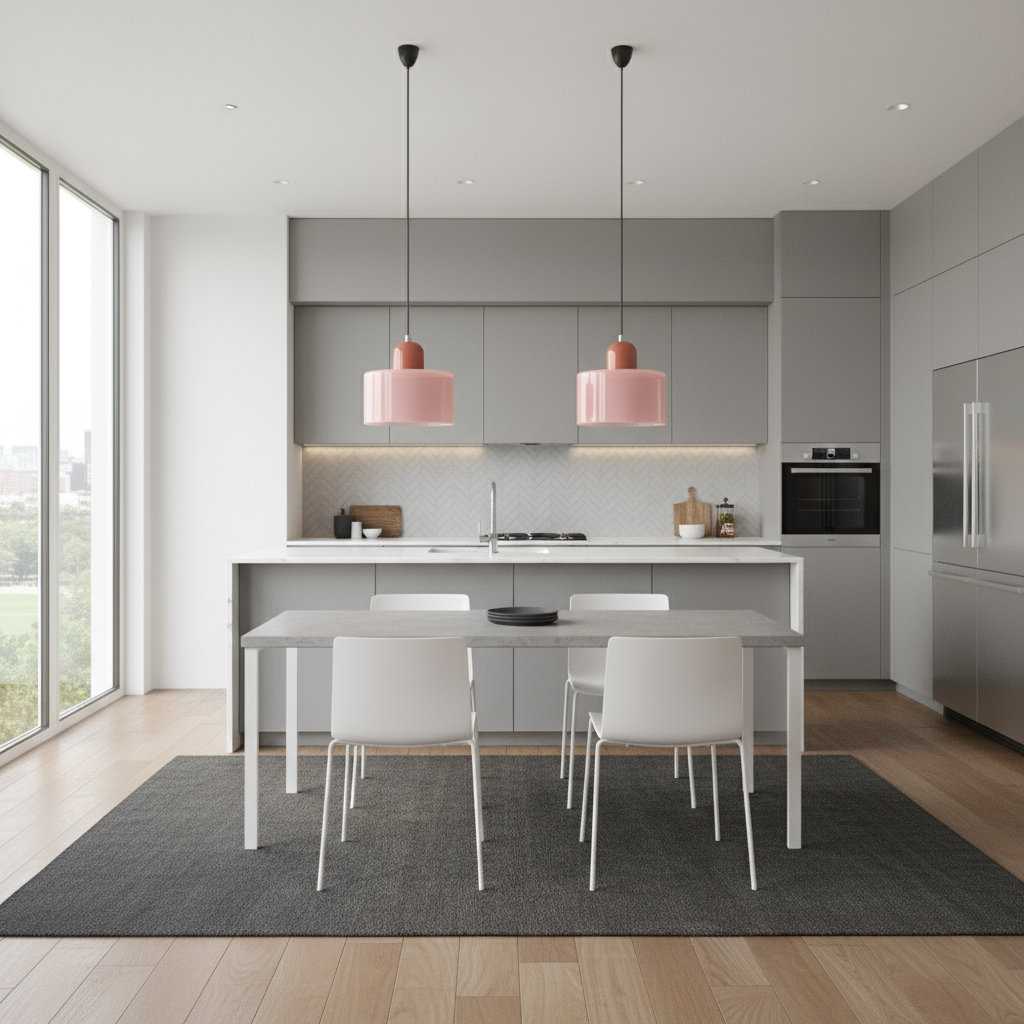 Pendant Light With Glass Shade
