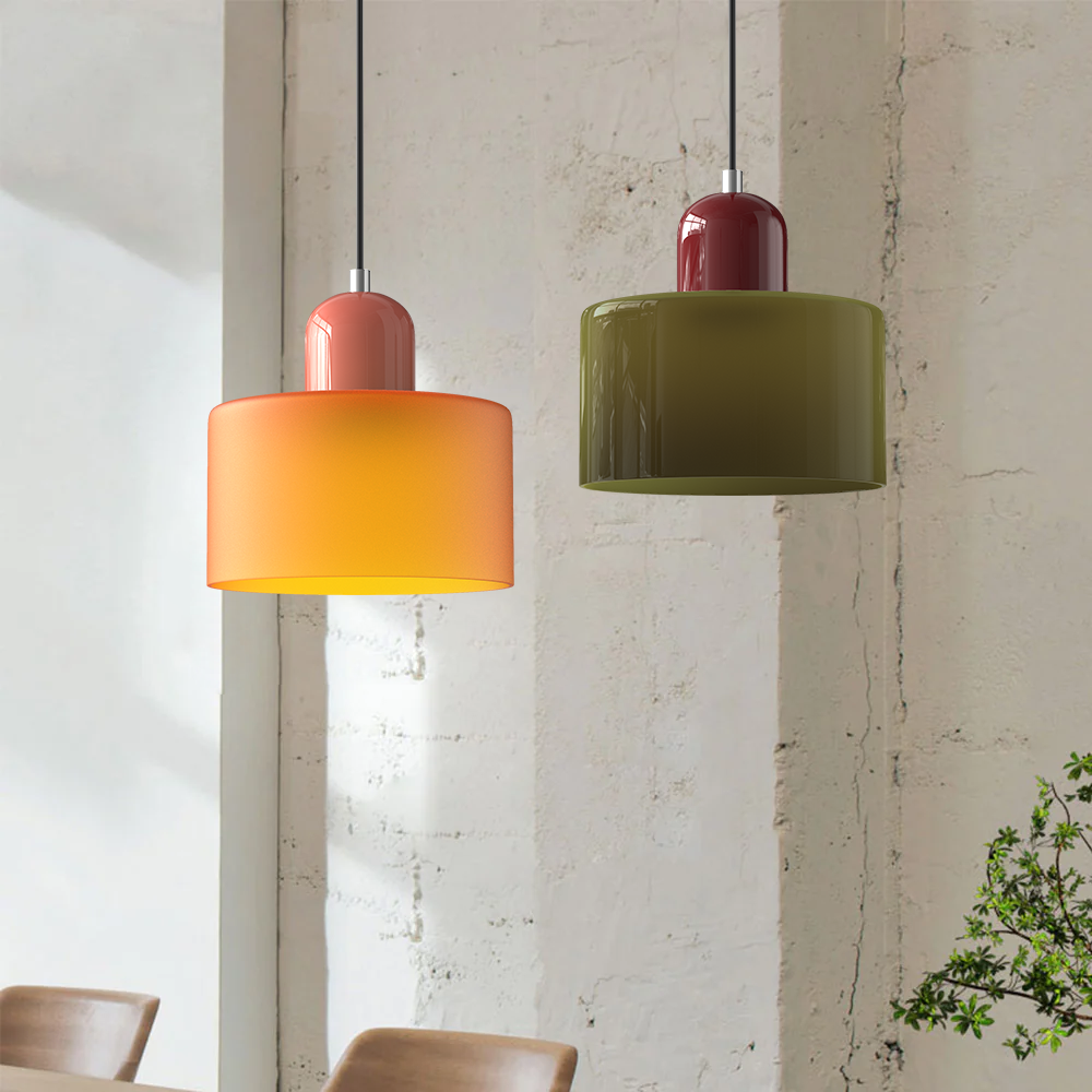Pendant Light With Glass Shade
