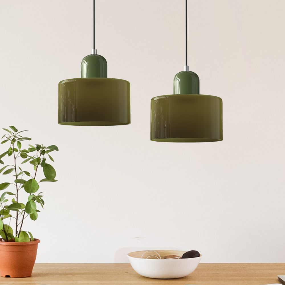 Pendant Light With Glass Shade