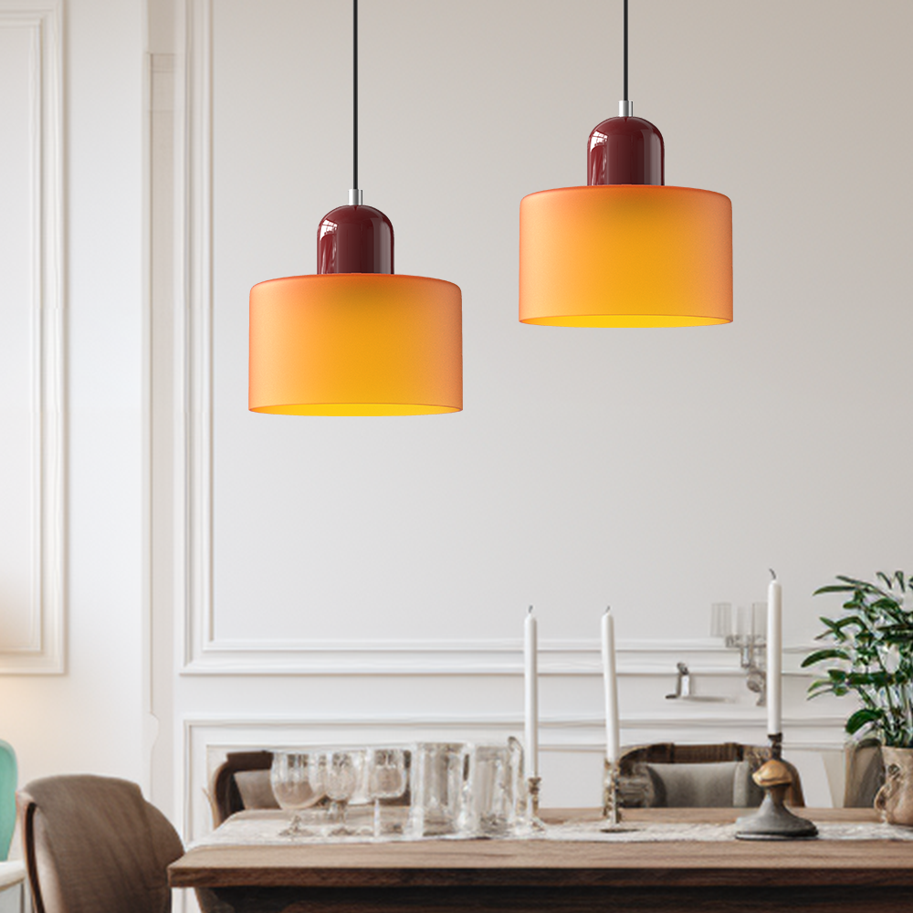 Pendant Light With Glass Shade