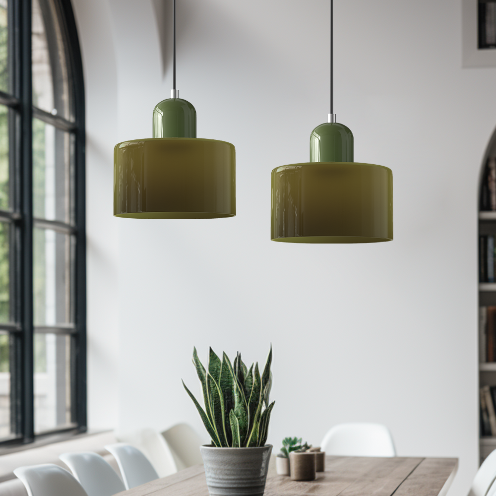 Pendant Light With Glass Shade