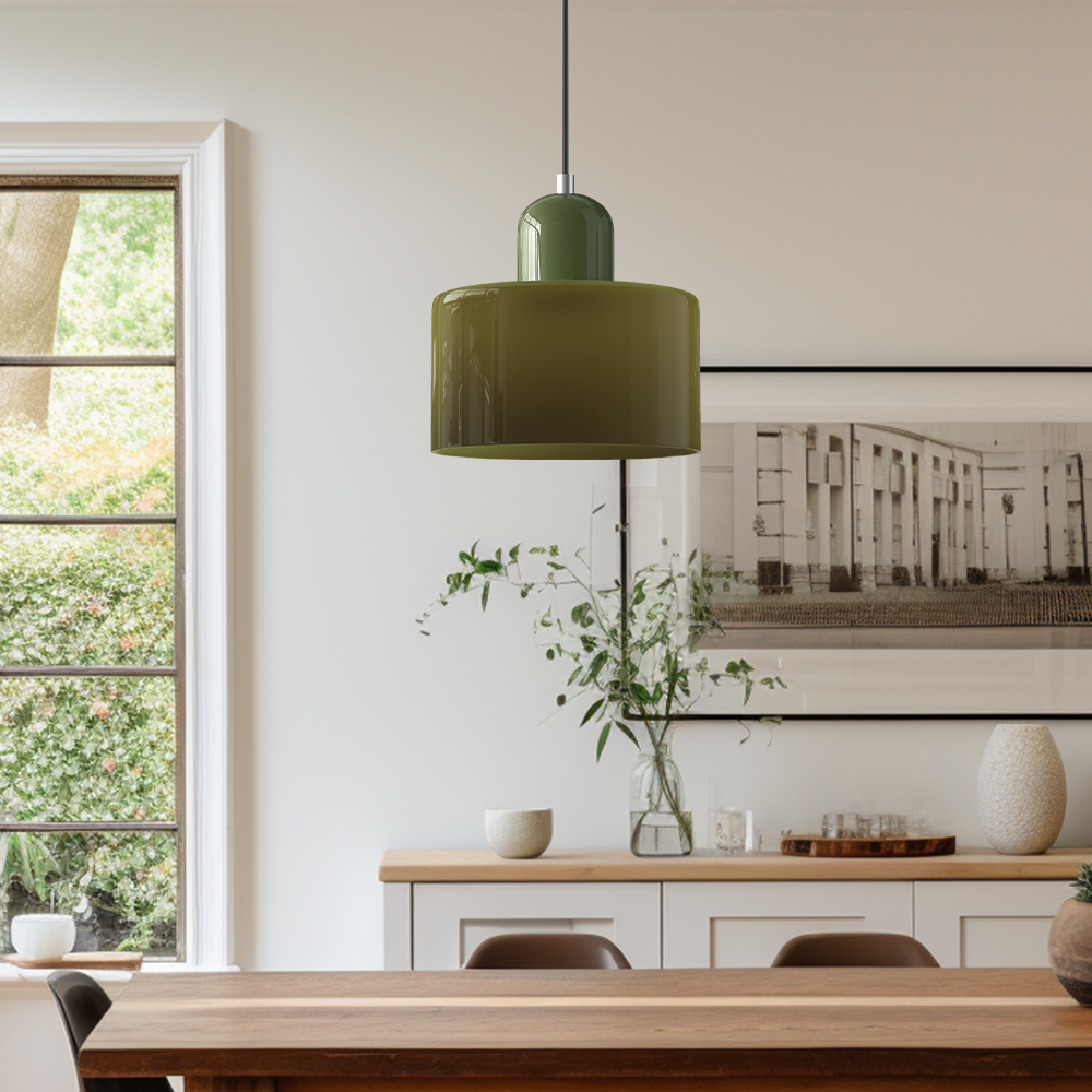 Pendant Light With Glass Shade