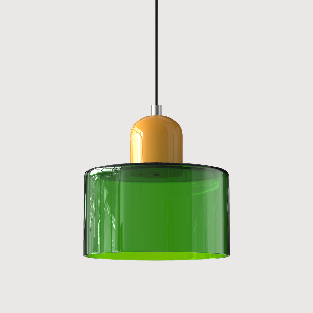Pendant Light With Glass Shade