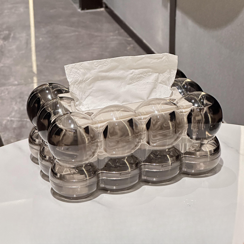 Sculptural Bubble Design Tissue Box Cover