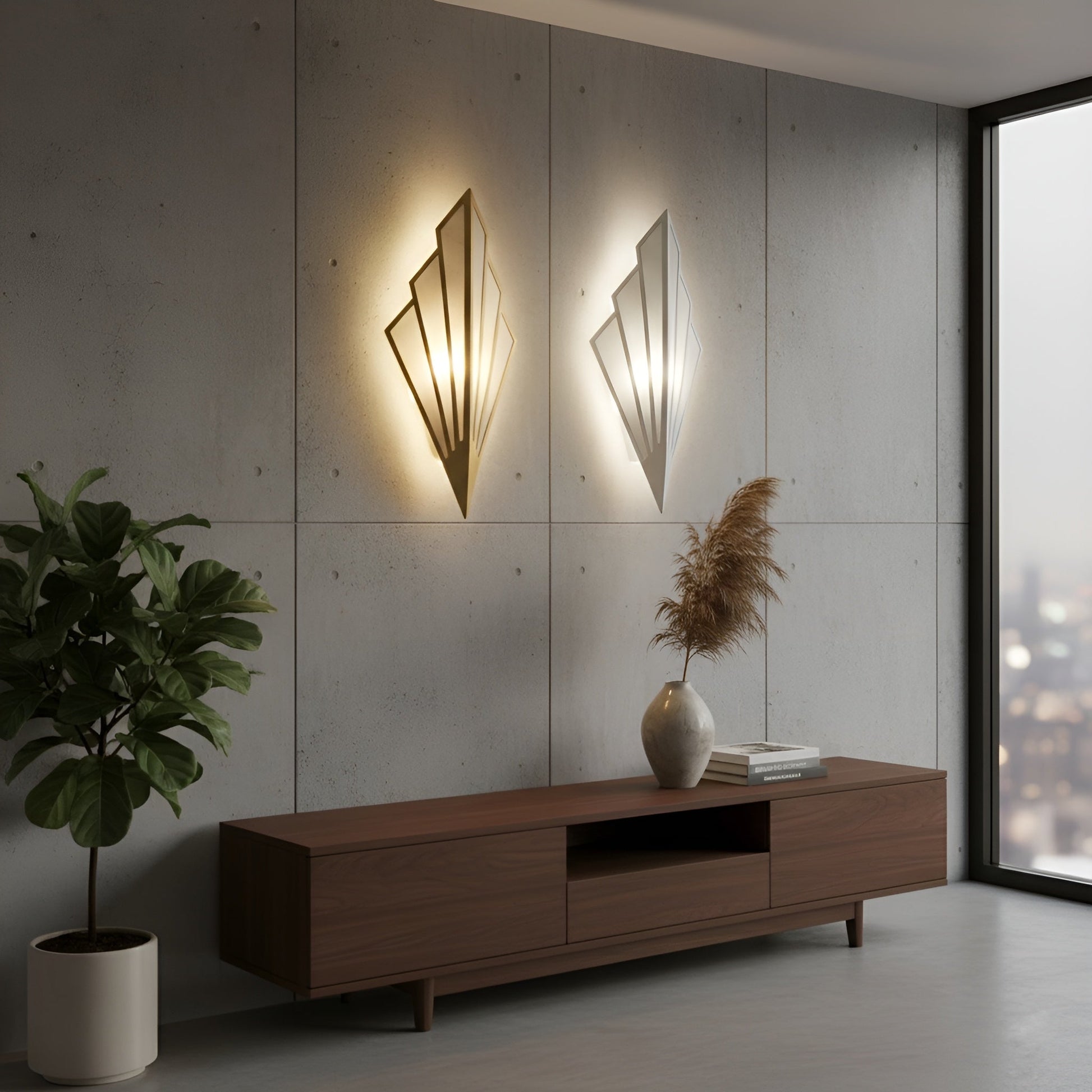 Sculptural LED Wall Sconce