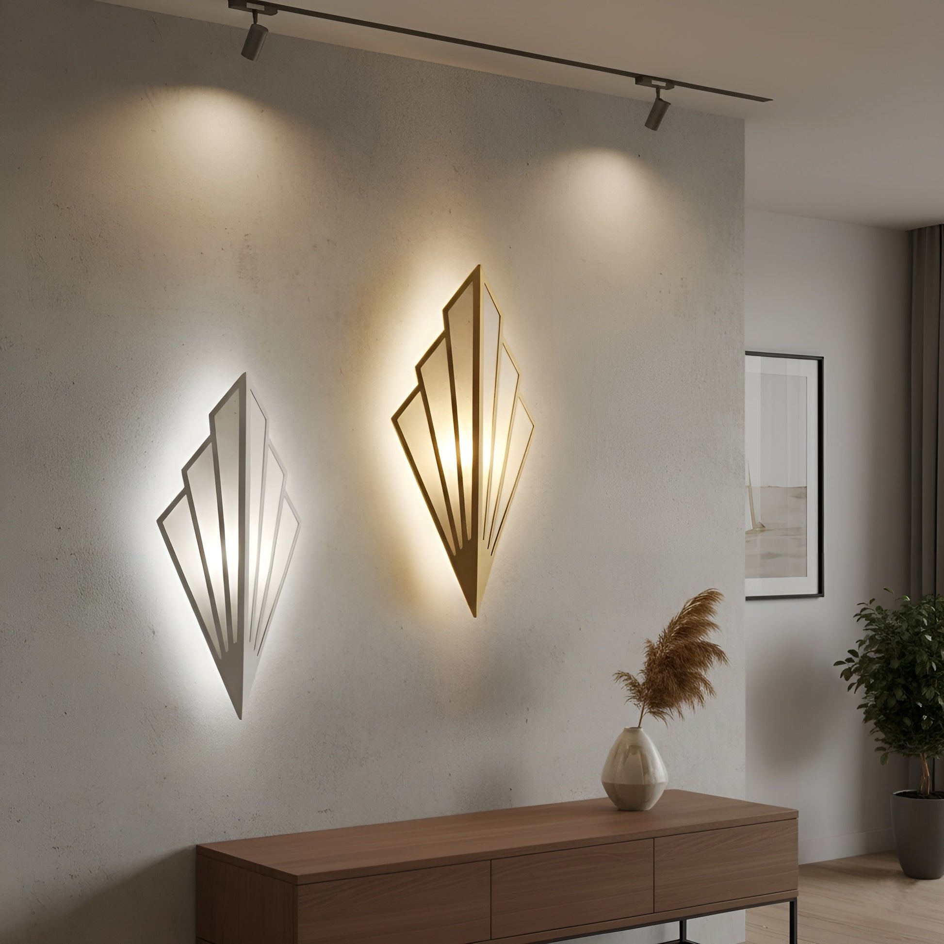 Sculptural LED Wall Sconce