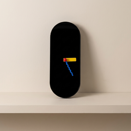 Silent Oval Wall Clock