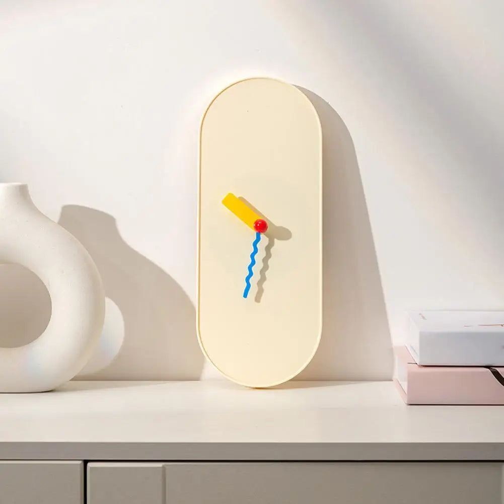 Silent Oval Wall Clock