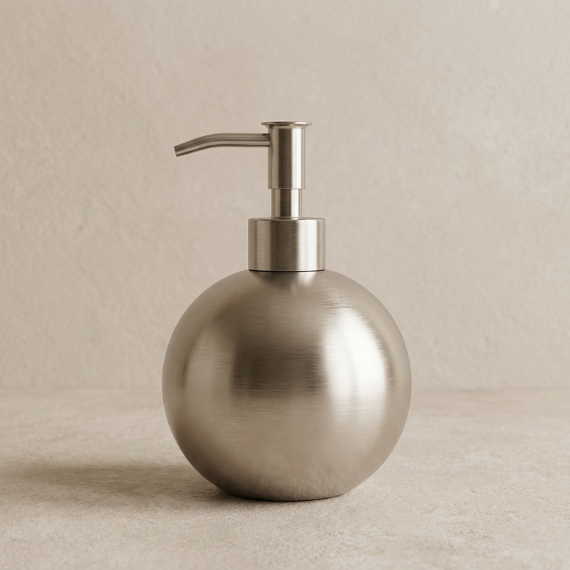 Sleek Countertop Soap Dispenser Stainless Steel