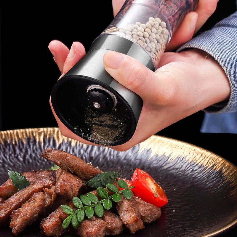 Sleek Spice Mill With Dual Grinders