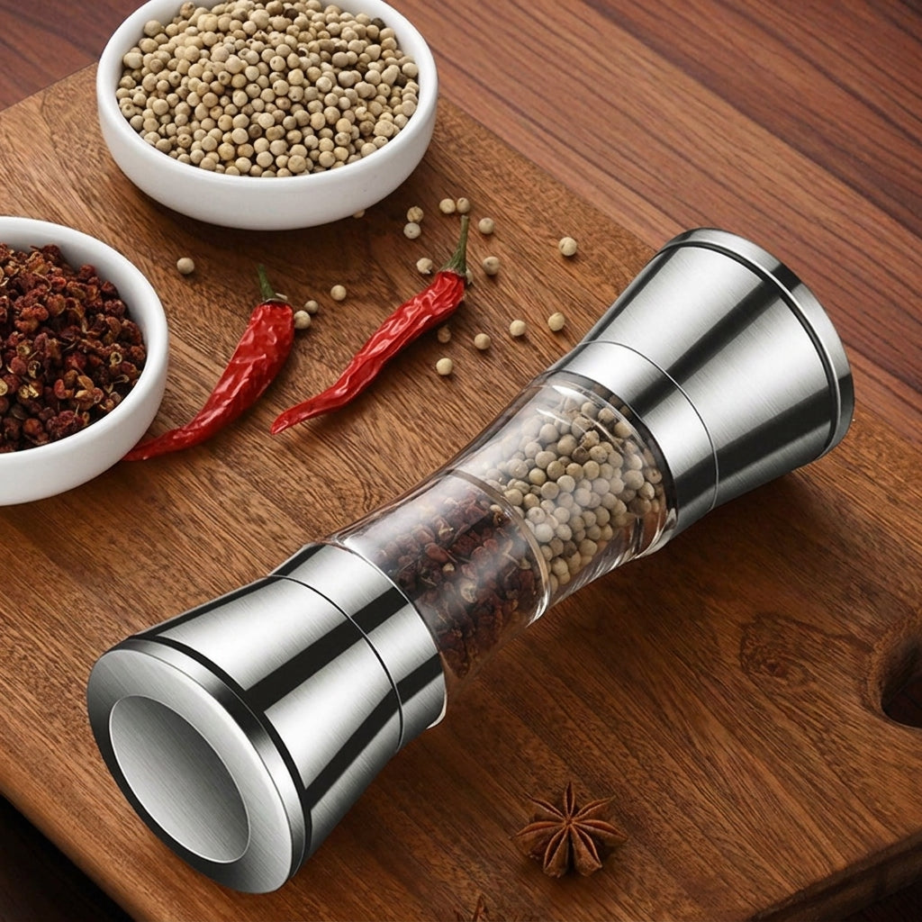 Sleek Spice Mill With Dual Grinders